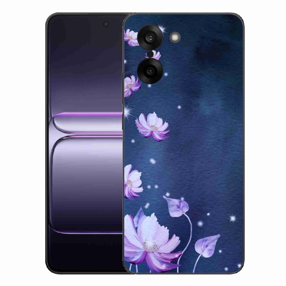 Gélový kryt mmCase na One Plus Nord CE5 - padajúce kvety