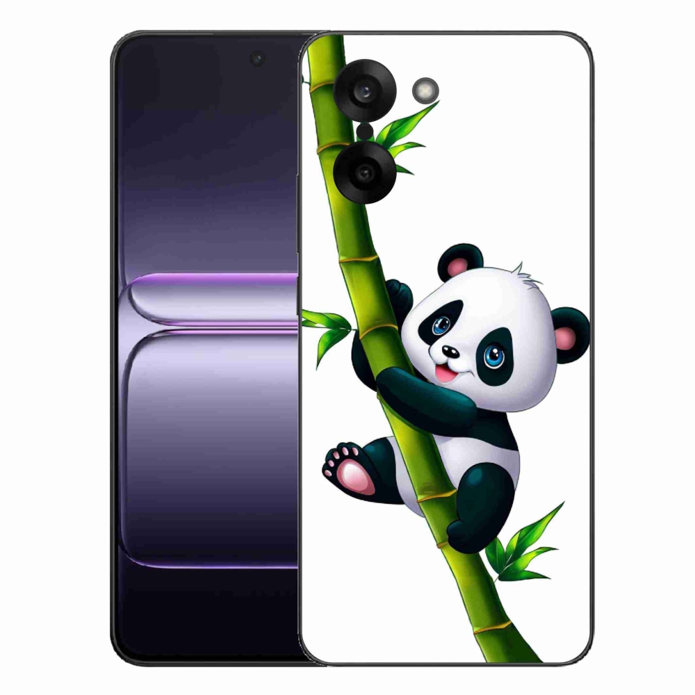 Gélový kryt mmCase na One Plus Nord CE5 - panda na bambuse