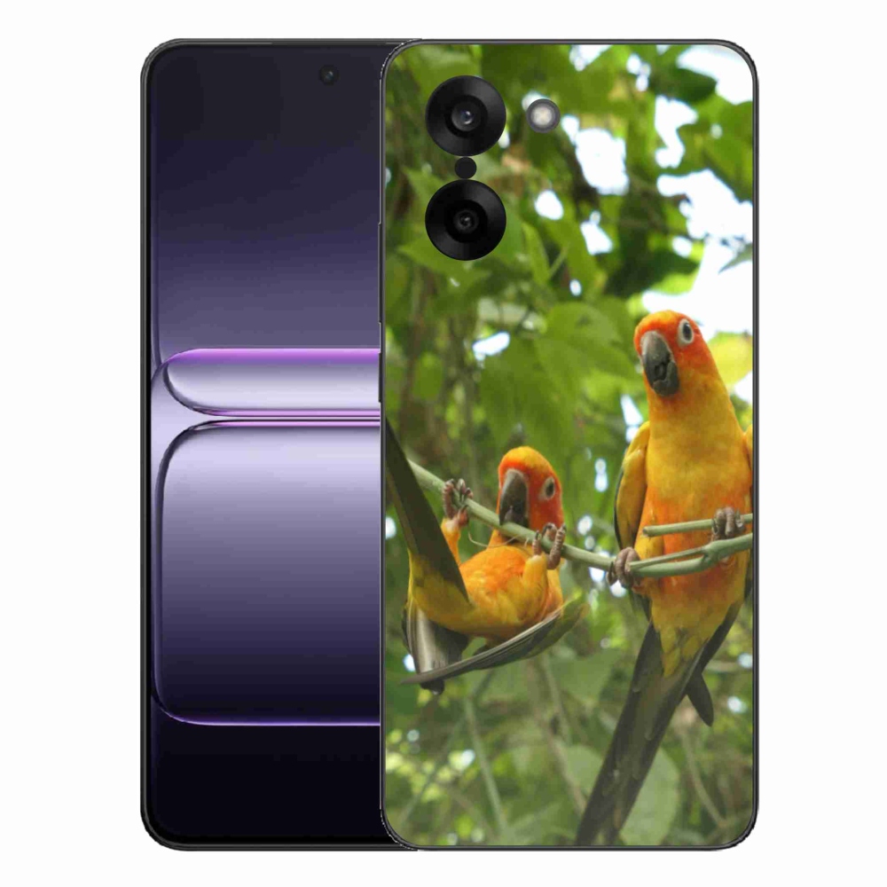 Gélový kryt mmCase na One Plus Nord CE5 - papagáje aratingy