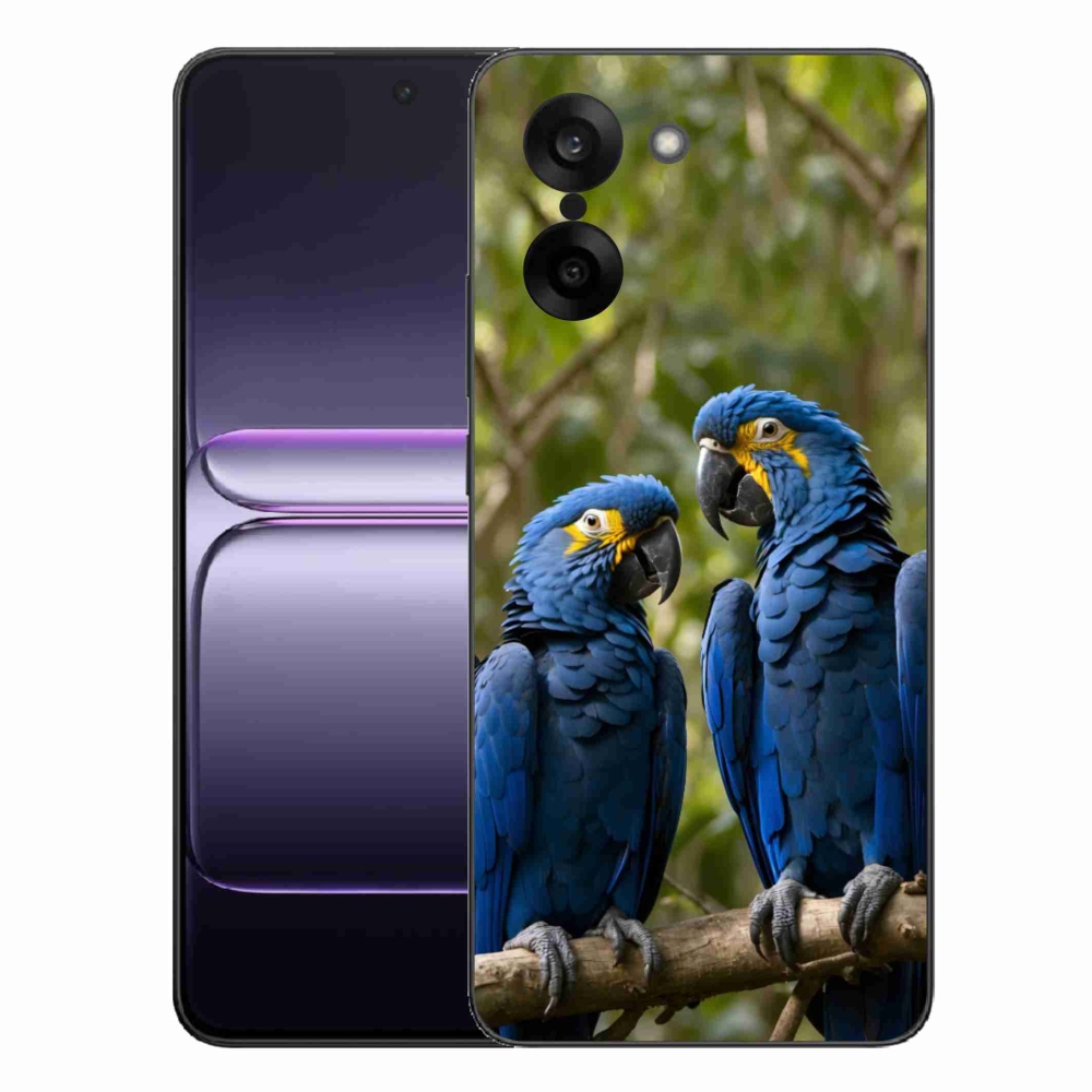 Gélový kryt mmCase na One Plus Nord CE5 - papagájové duo