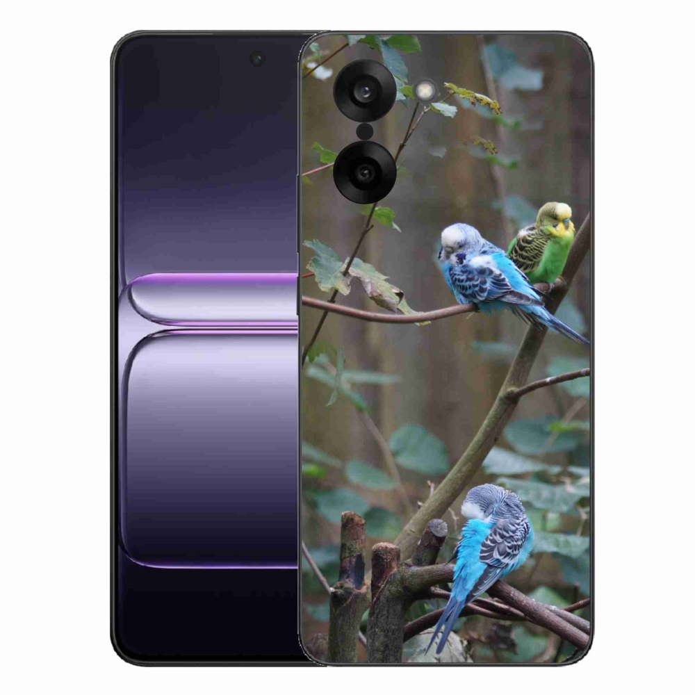 Gélový kryt mmCase na One Plus Nord CE5 - papagáje na vetve