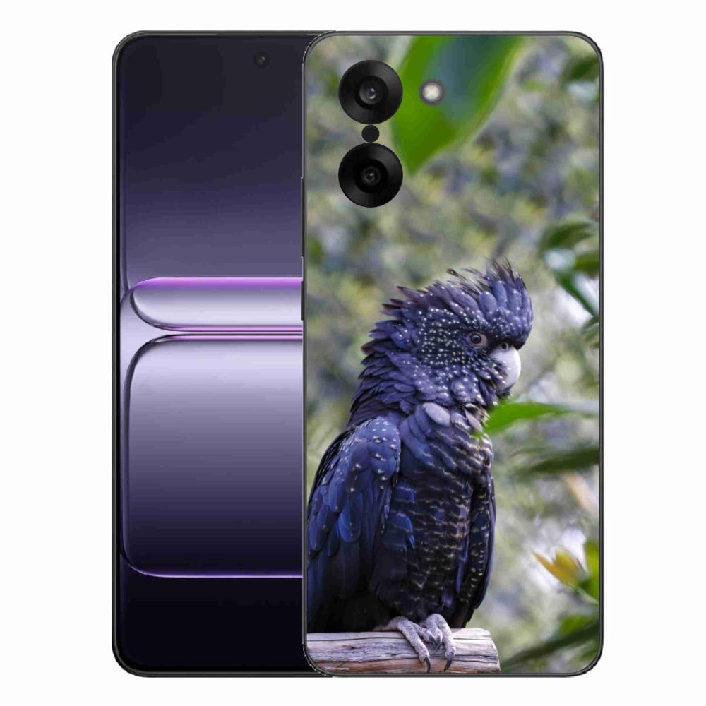 Gélový kryt mmCase na One Plus Nord CE5 - papagáj kakadu čierny