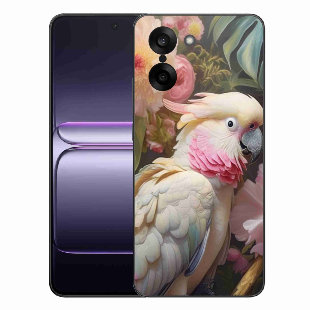 Gélový kryt mmCase na One Plus Nord CE5 - papagáj kakadu ružový 2