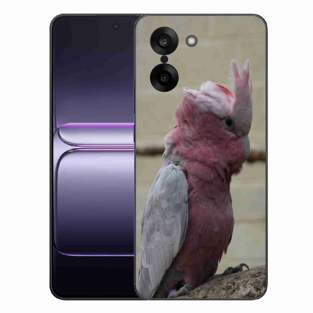 Gélový kryt mmCase na One Plus Nord CE5 - papagáj kakadu ružový