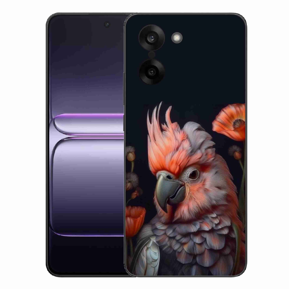 Gélový kryt mmCase na One Plus Nord CE5 - papagáj kakadu vo farbách