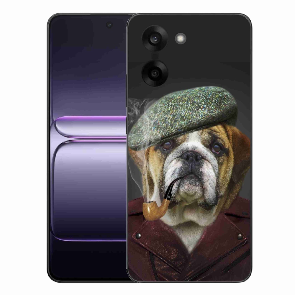 Gélový kryt mmCase na One Plus Nord CE5 - pes s fajkou