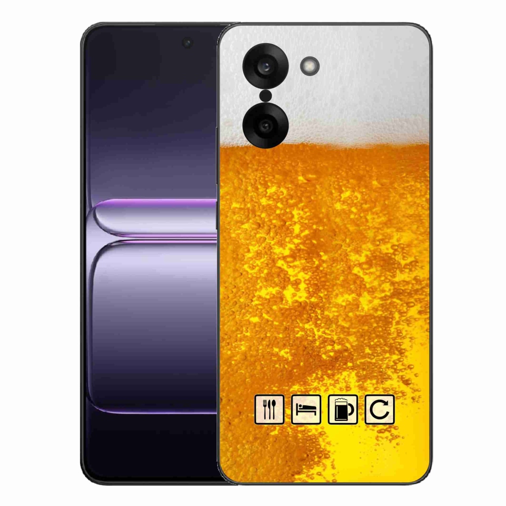 Gélový kryt mmCase na One Plus Nord CE5 - pivný motív 3