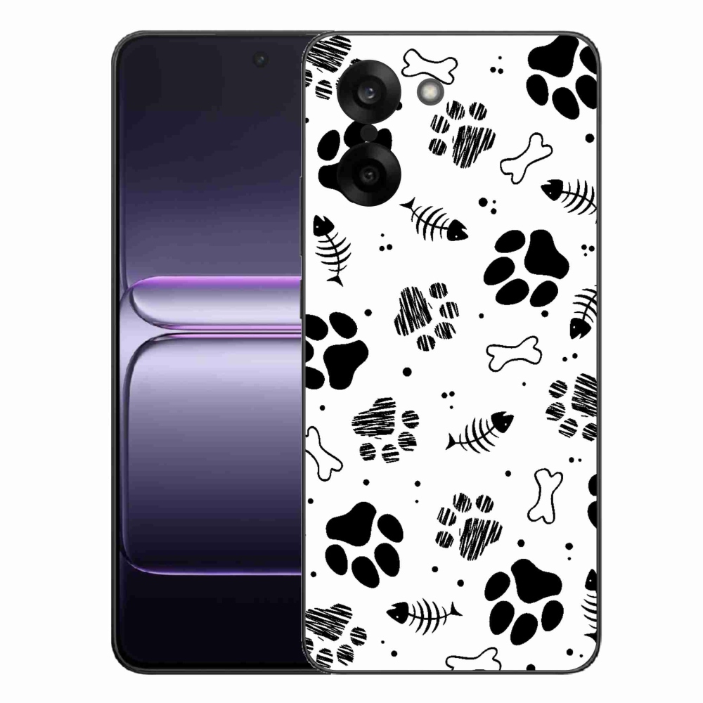 Gélový kryt mmCase na One Plus Nord CE5 - psie labky 1
