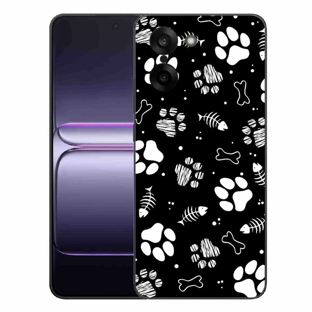 Gélový kryt mmCase na One Plus Nord CE5 - psie labky