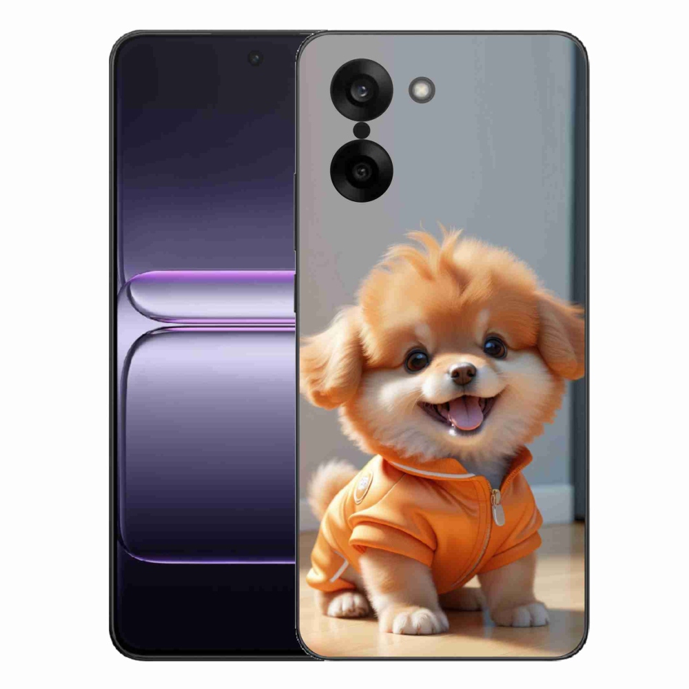 Gélový kryt mmCase na One Plus Nord CE5 - roztomilý pomeranian v mikine