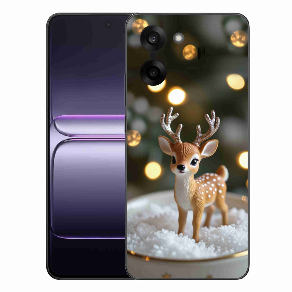 Gélový kryt mmCase na One Plus Nord CE5 - roztomilý vianočný jeleň