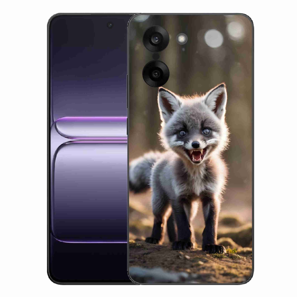 Gélový kryt mmCase na One Plus Nord CE5 - rozzúrená líška
