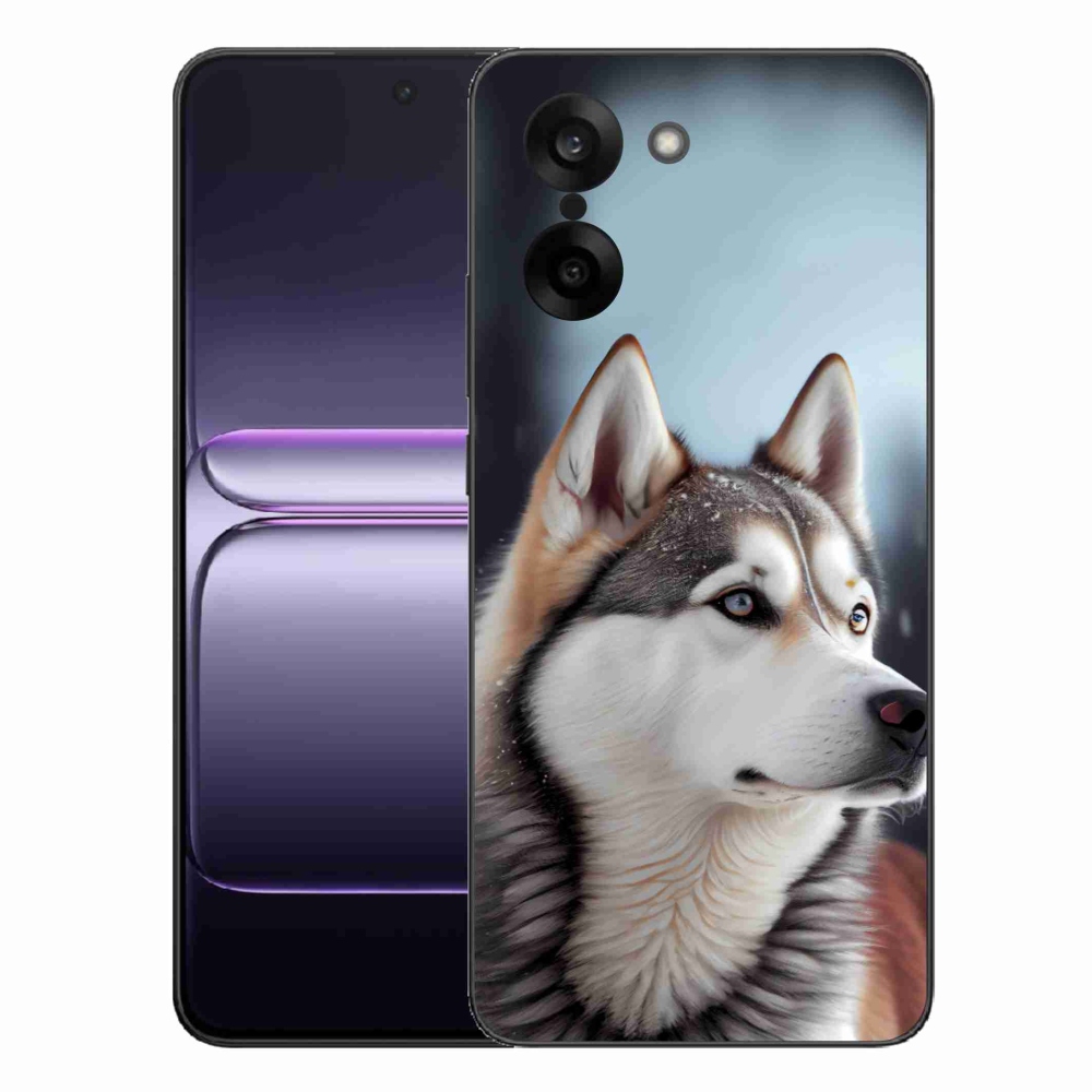 Gélový kryt mmCase na One Plus Nord CE5 - sibírsky husky