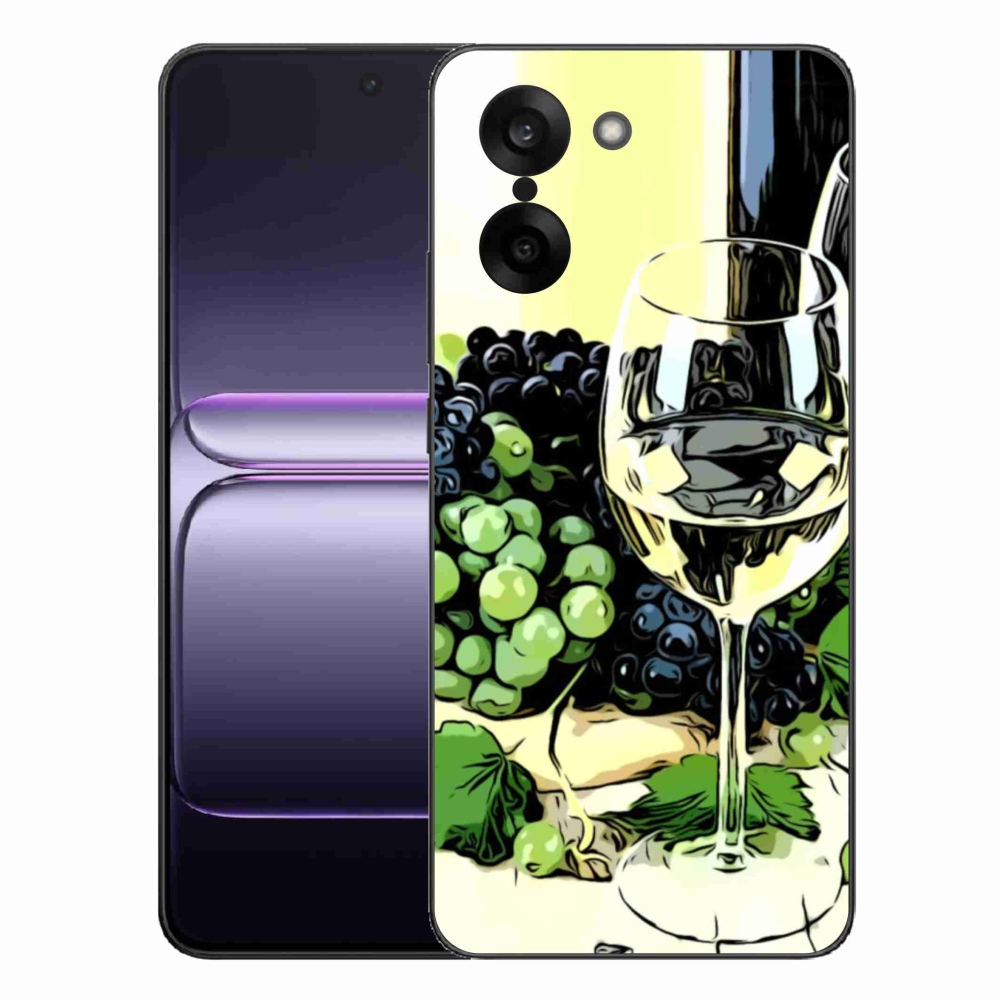 Gélový kryt mmCase na One Plus Nord CE5 - pohár vína