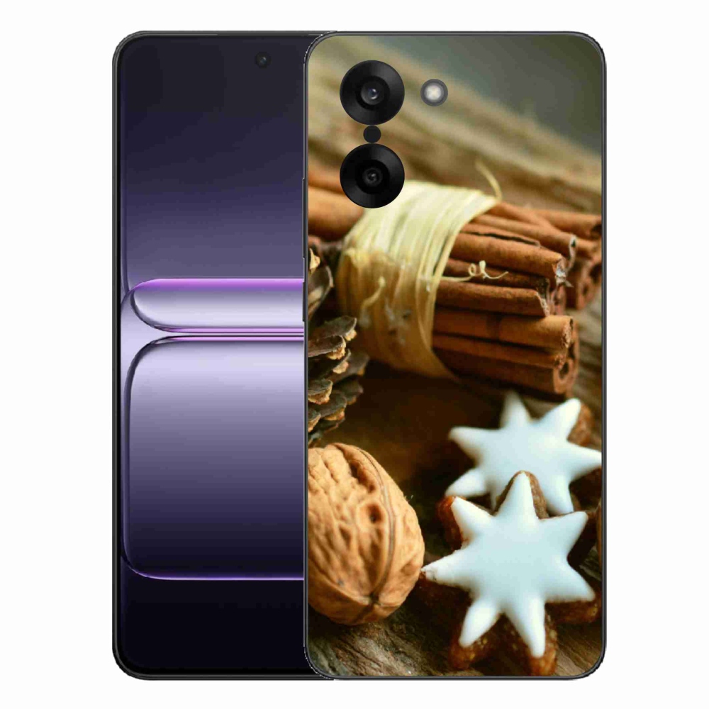 Gélový kryt mmCase na One Plus Nord CE5 - škorica a perníčky