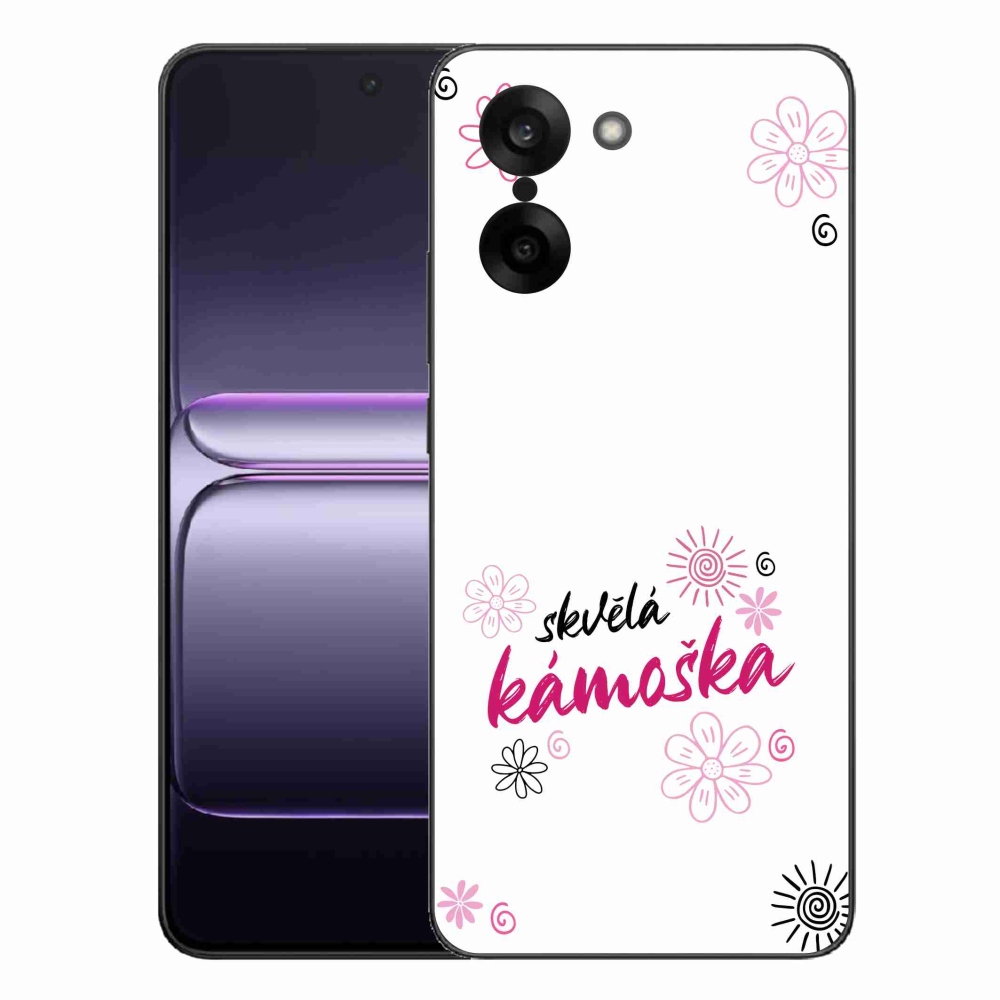 Gélový kryt mmCase na One Plus Nord CE5 - skvelá kamoška biele pozadie