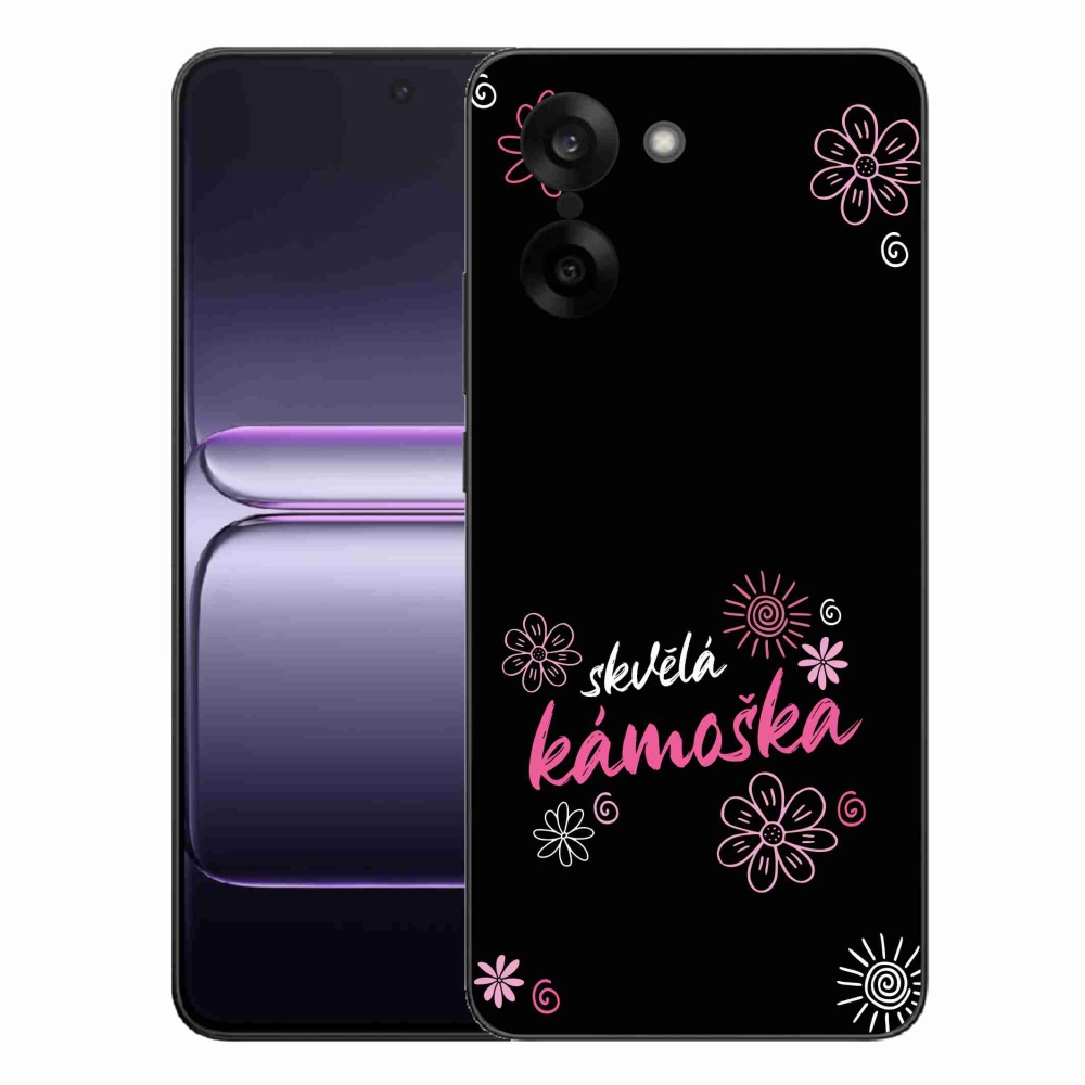 Gélový kryt mmCase na One Plus Nord CE5 - skvelá kamoška čierne pozadie