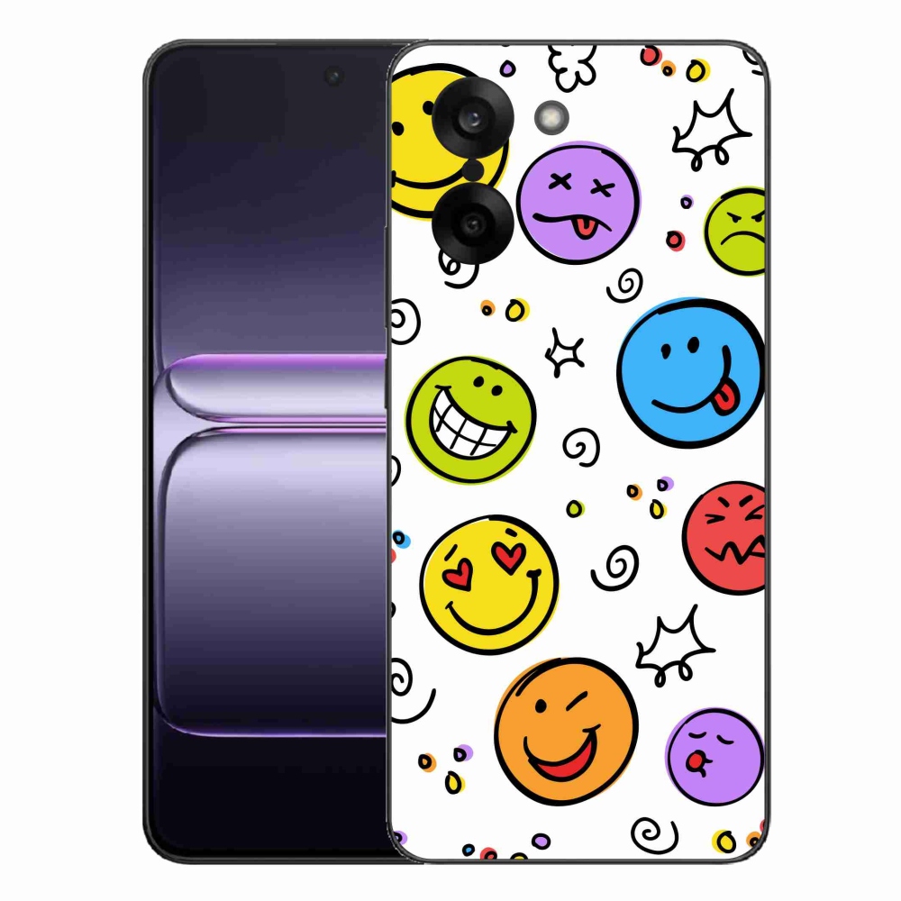 Gélový kryt mmCase na One Plus Nord CE5 - smajlíci