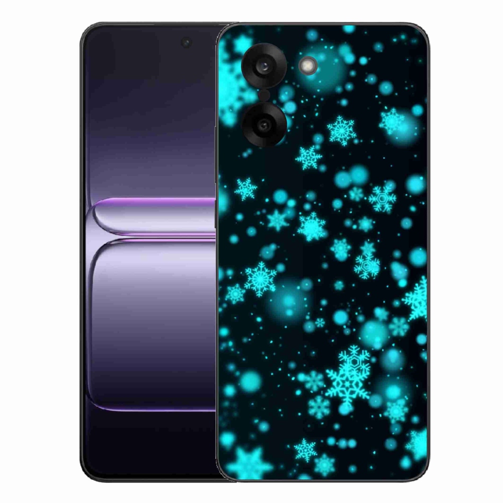 Gélový kryt mmCase na One Plus Nord CE5 - snehové vločky 1