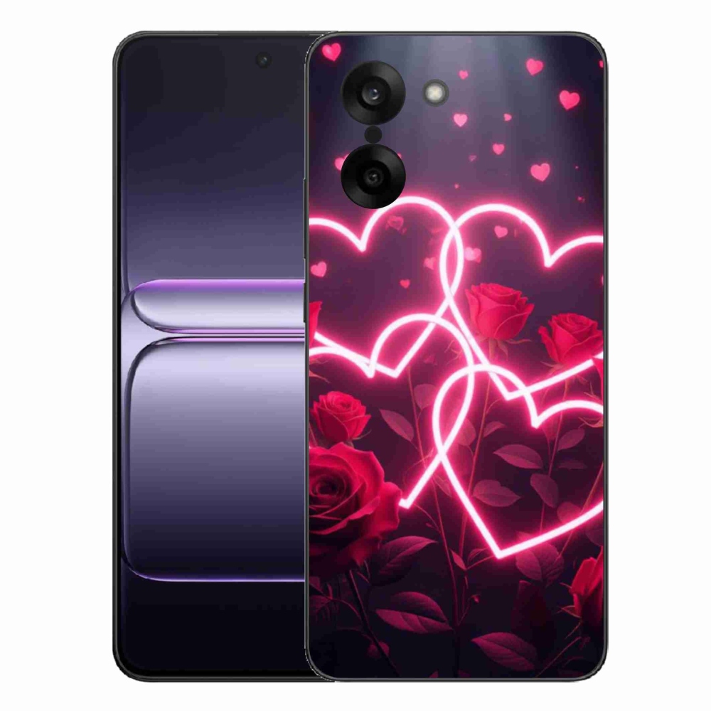 Gélový kryt mmCase na One Plus Nord CE5 - srdce lásky