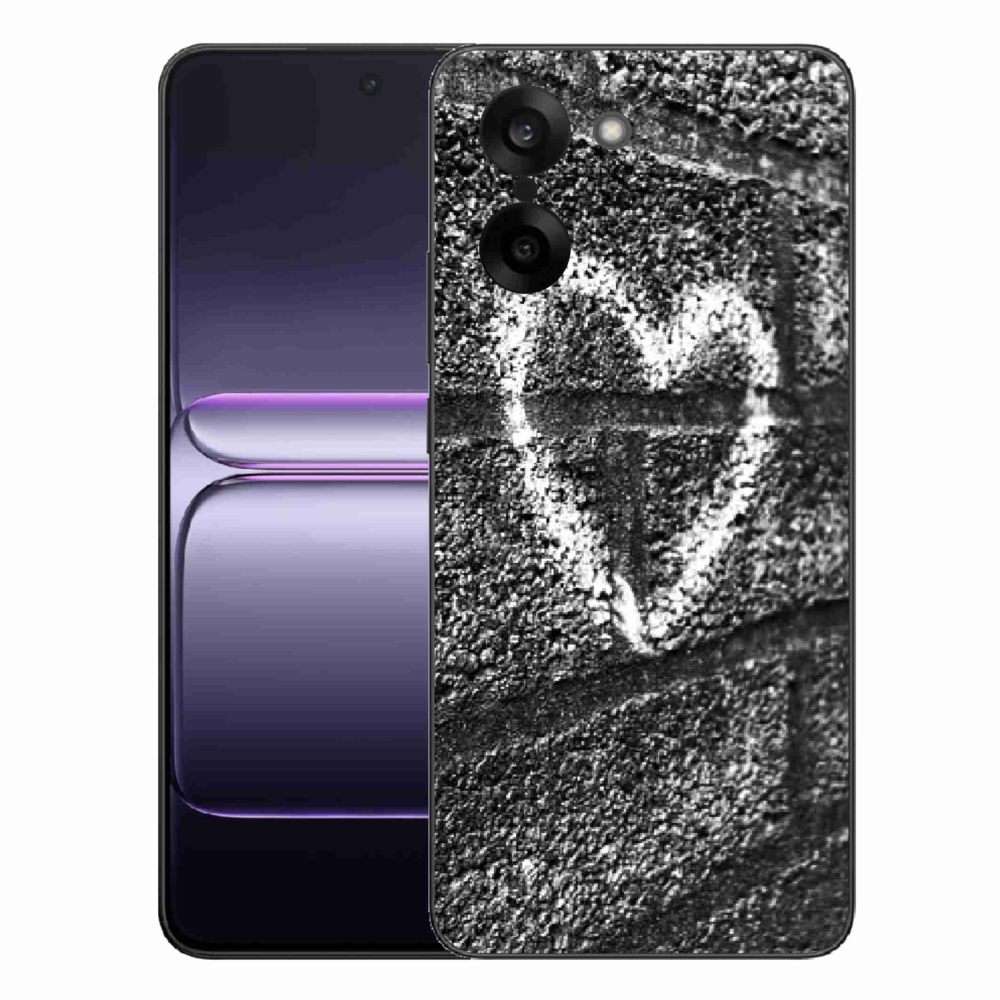 Gélový kryt mmCase na One Plus Nord CE5 - srdce na stene
