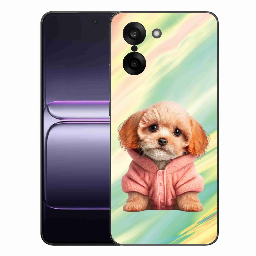 Gélový kryt mmCase na One Plus Nord CE5 - šteňa vo svetri