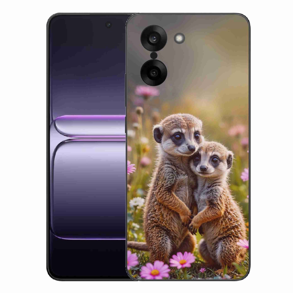 Gélový kryt mmCase na One Plus Nord CE5 - surikatí duo