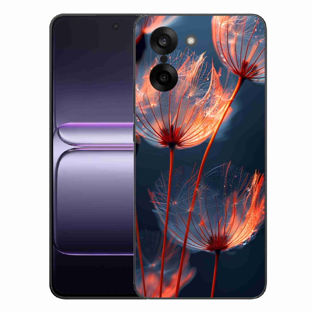 Gélový kryt mmCase na One Plus Nord CE5 - svetielkujúce páperie
