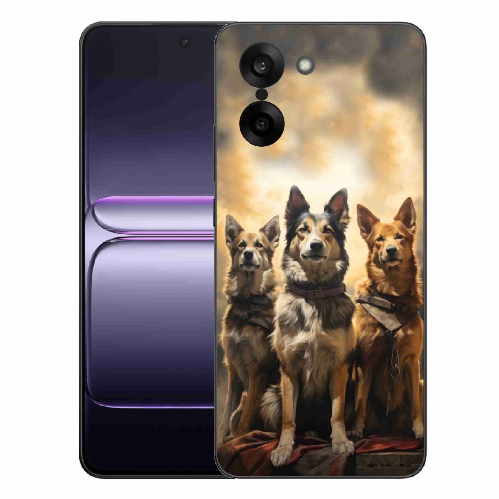 Gélový kryt mmCase na One Plus Nord CE5 - tri psy