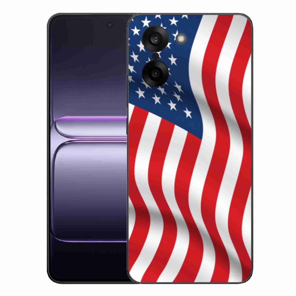 Gélový kryt mmCase na One Plus Nord CE5 - USA vlajka