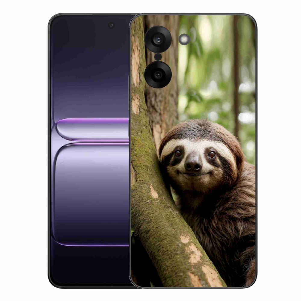 Gélový kryt mmCase na One Plus Nord CE5 - usmievavý leňochod