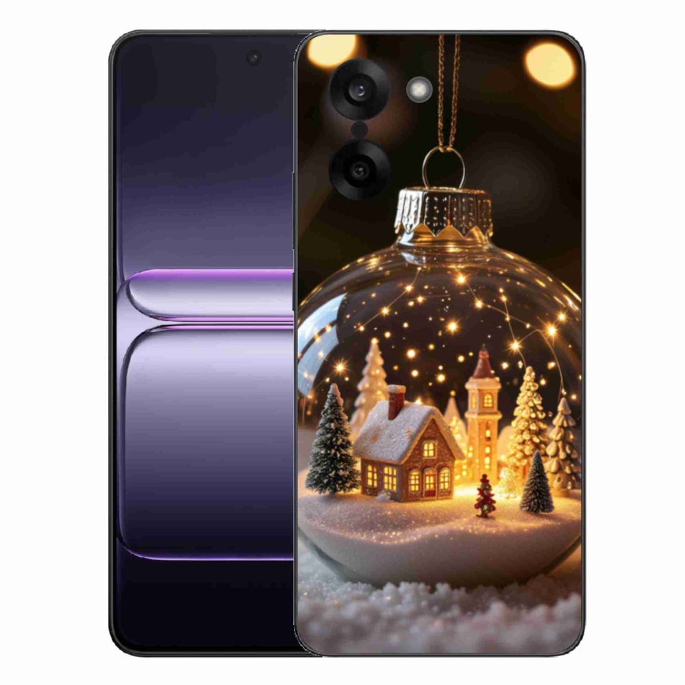 Gélový kryt mmCase na One Plus Nord CE5 - vianočné gule 3