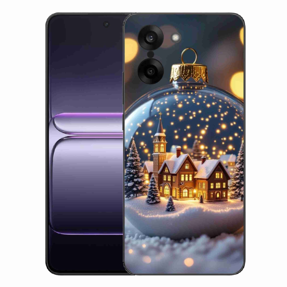 Gélový kryt mmCase na One Plus Nord CE5 - vianočné gule 4