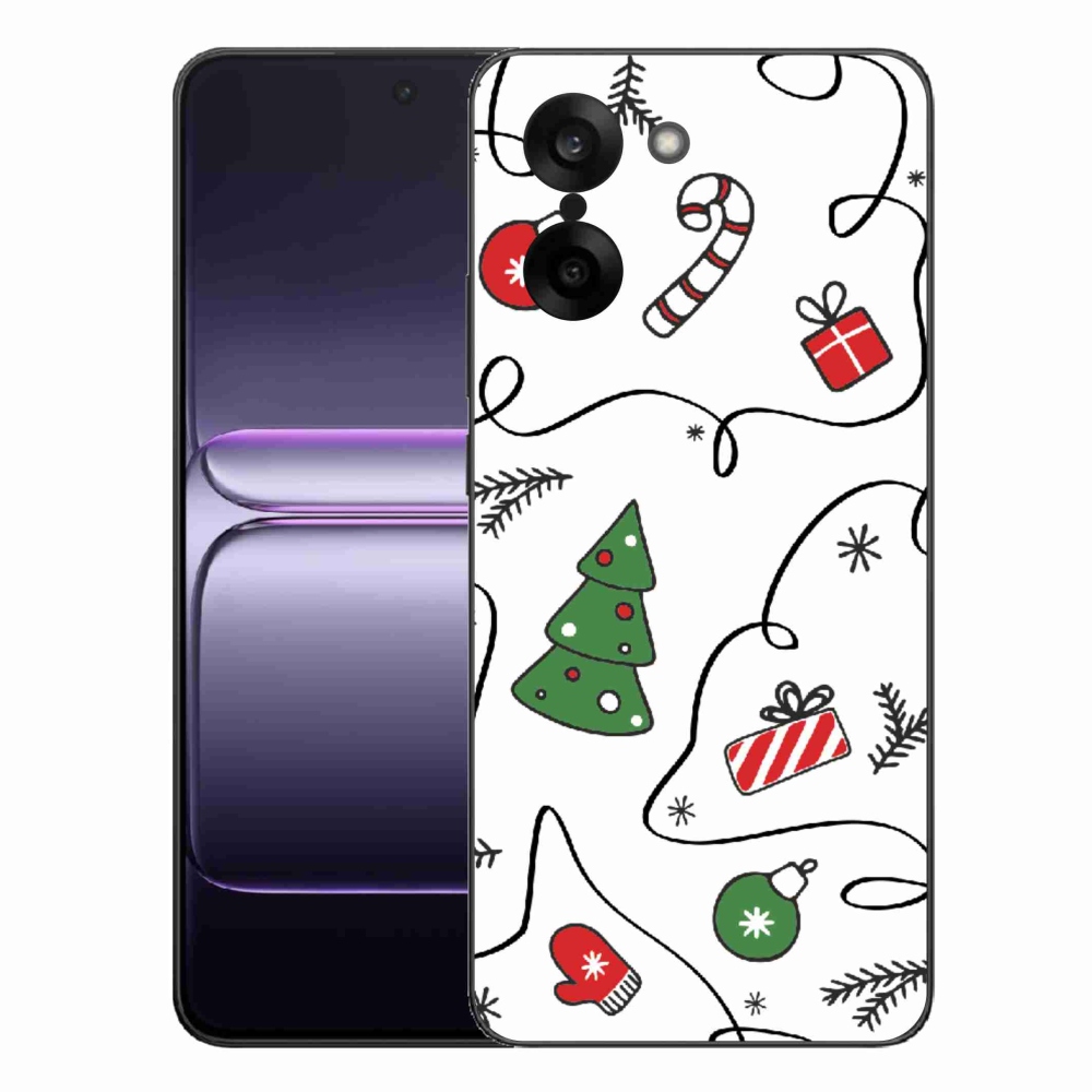 Gélový kryt mmCase na One Plus Nord CE5 - vianočné motívy