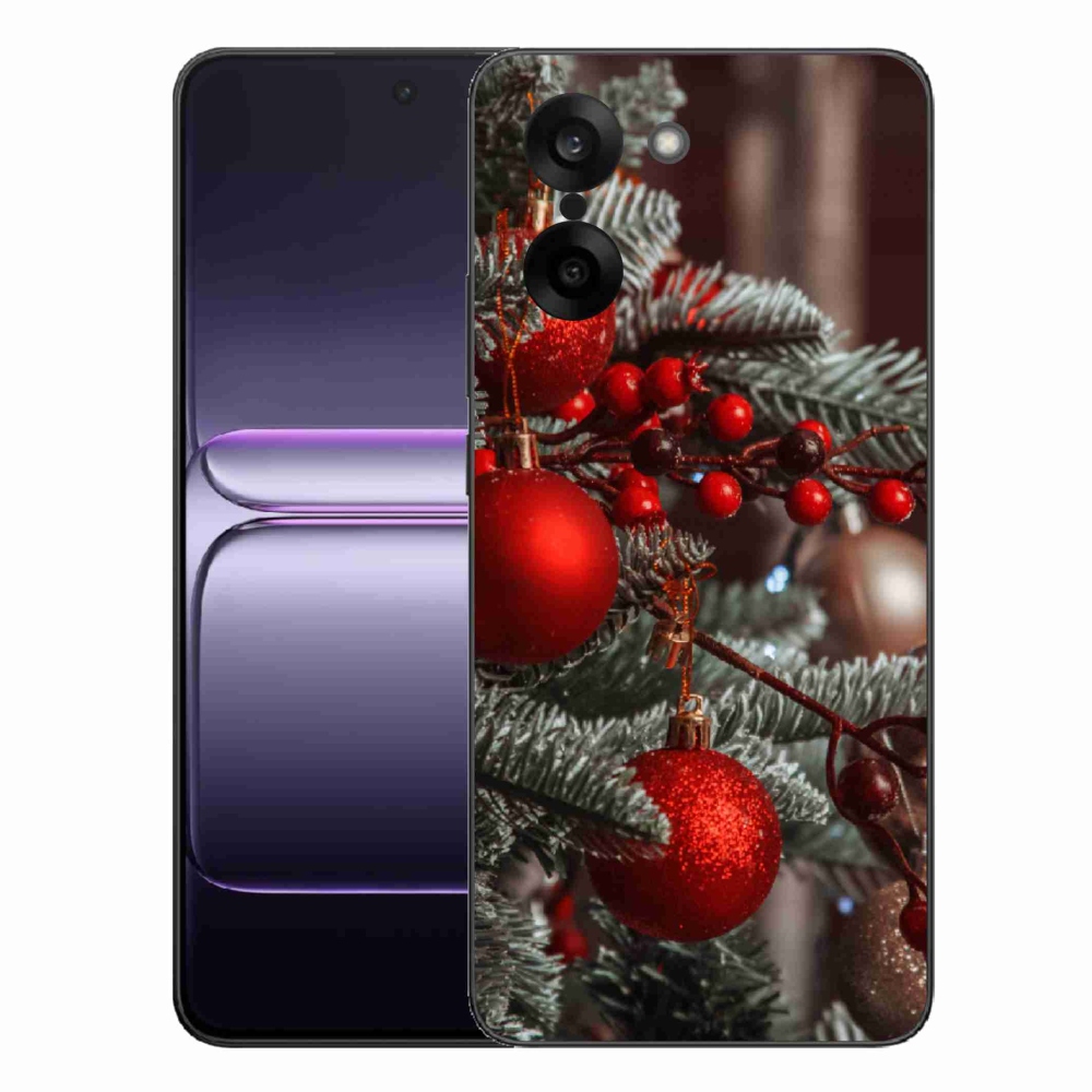 Gélový kryt mmCase na One Plus Nord CE5 - vianočné ozdoby 2