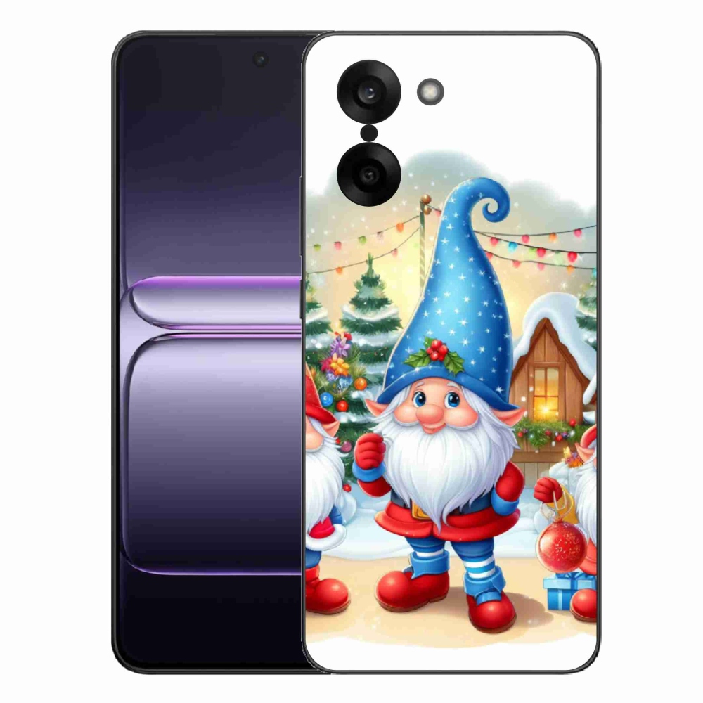 Gélový kryt mmCase na One Plus Nord CE5 - vianočné škriatkovia