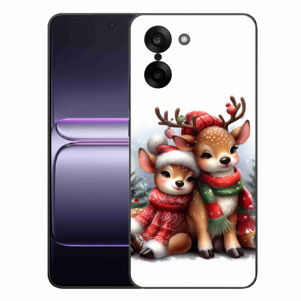 Gélový kryt mmCase na One Plus Nord CE5 - vianočné soby
