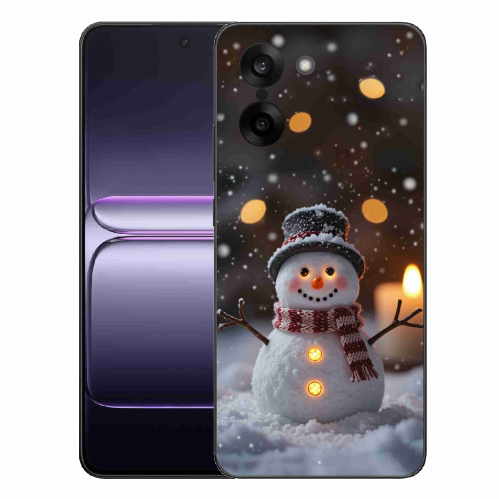 Gélový kryt mmCase na One Plus Nord CE5 - veselý snehuliak