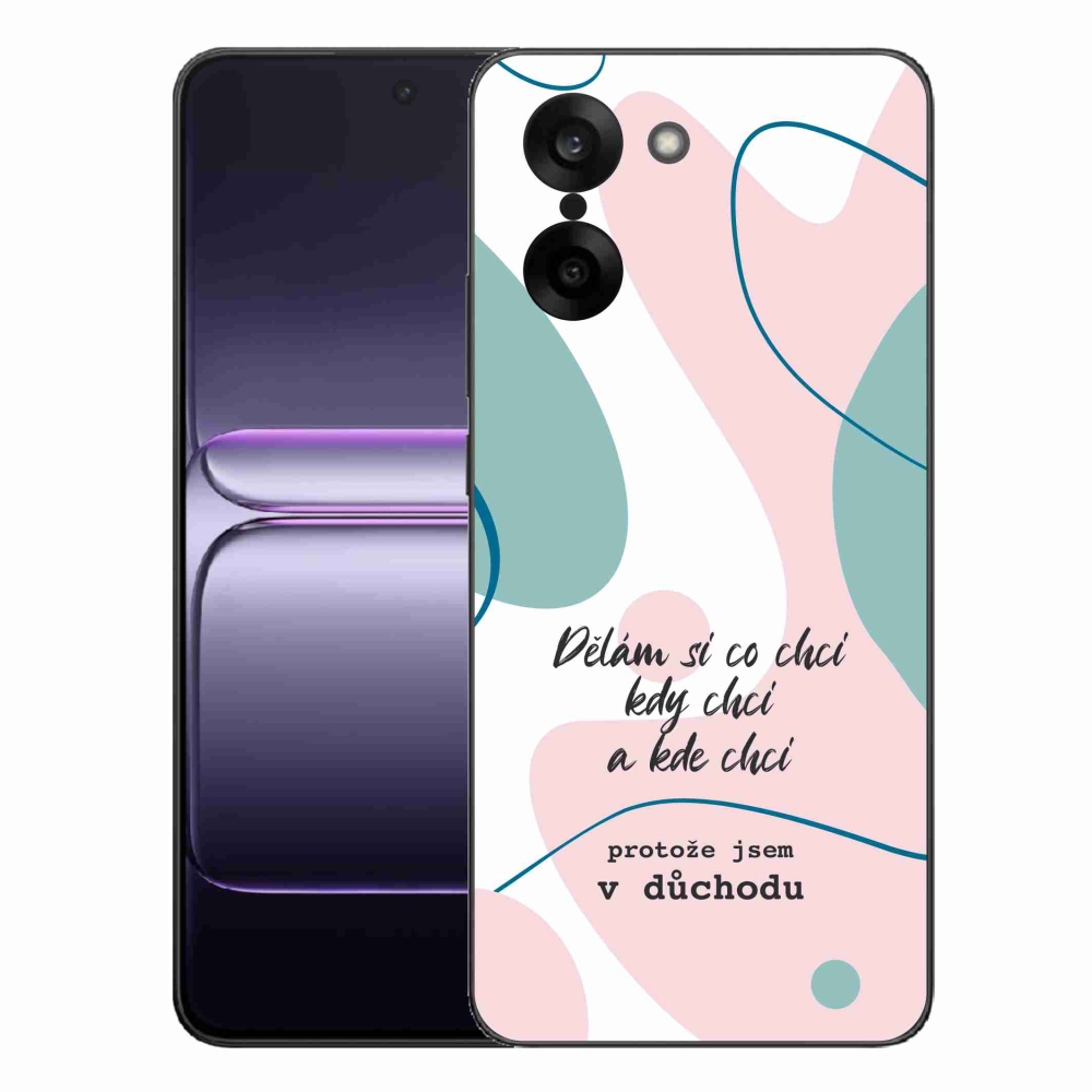 Gélový kryt mmCase na One Plus Nord CE5 - vtipný text 10 biele pozadie