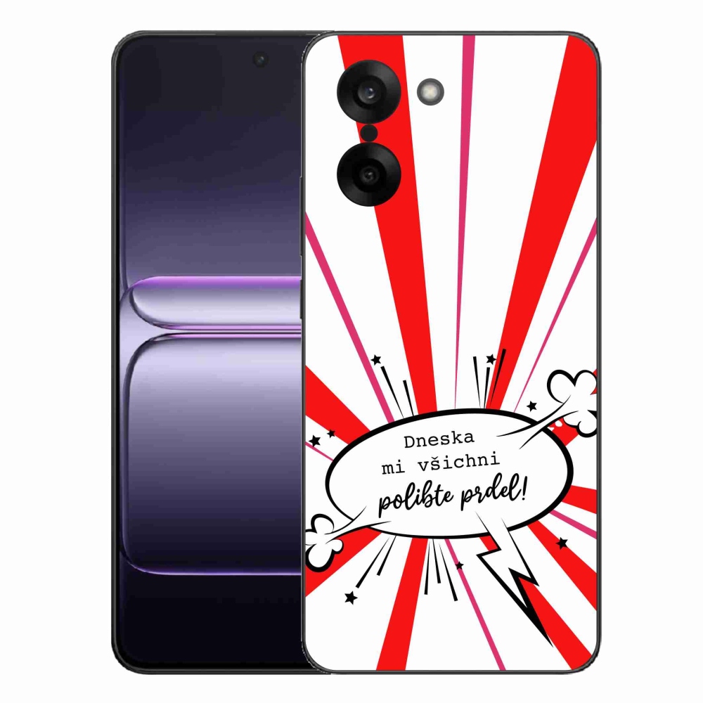 Gélový kryt mmCase na One Plus Nord CE5 - vtipný text 15 biele pozadie