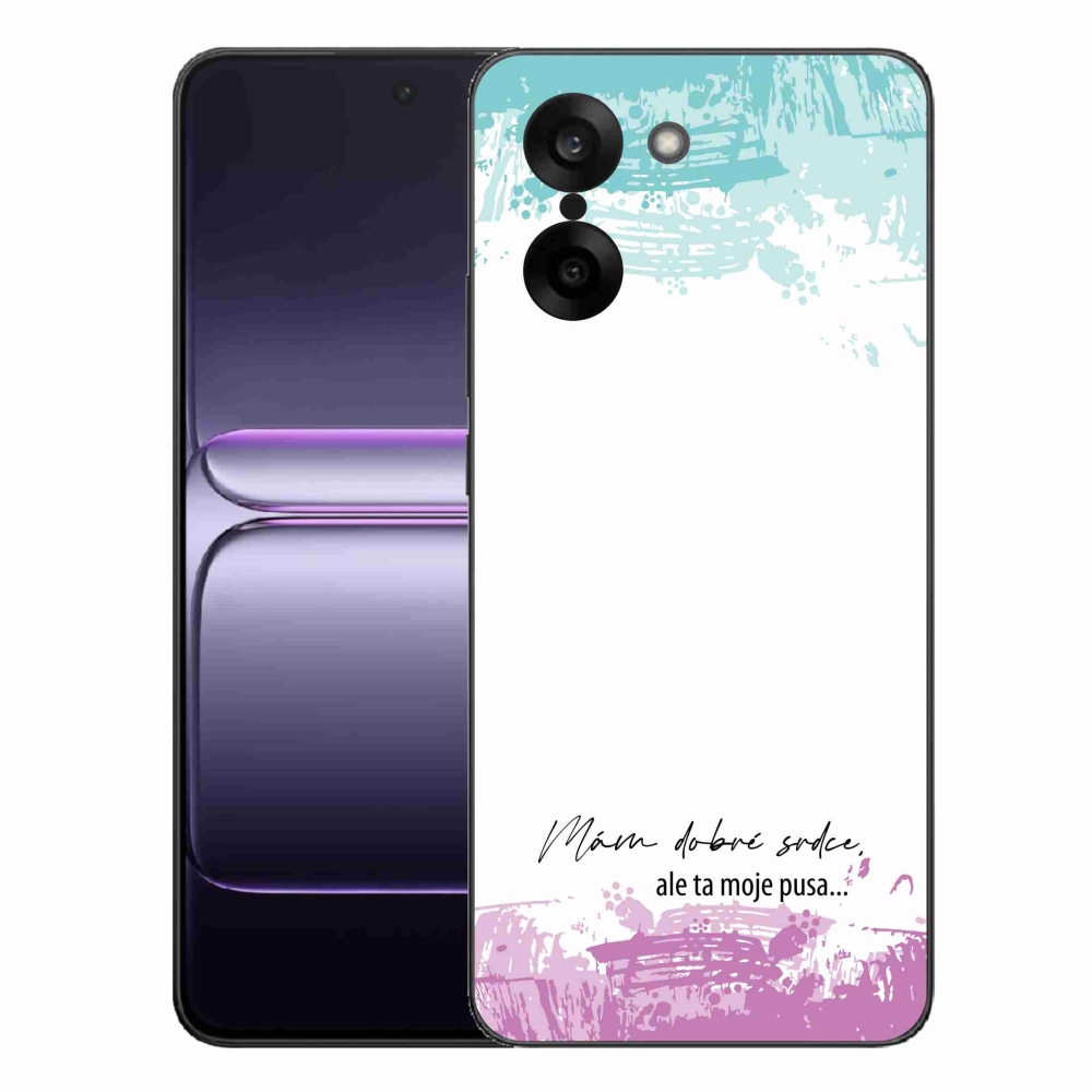 Gélový kryt mmCase na One Plus Nord CE5 - vtipný text 3 biele pozadie