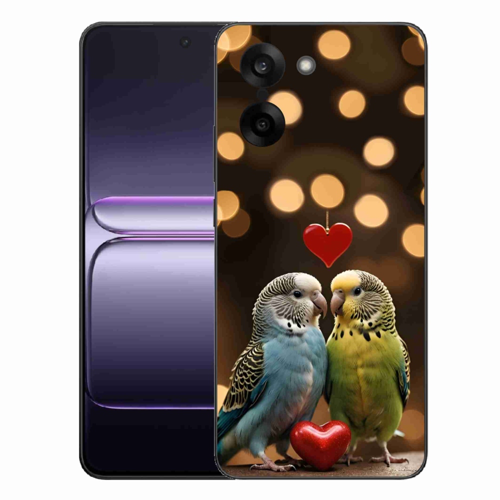 Gélový kryt mmCase na One Plus Nord CE5 - zamilovaní papagáje