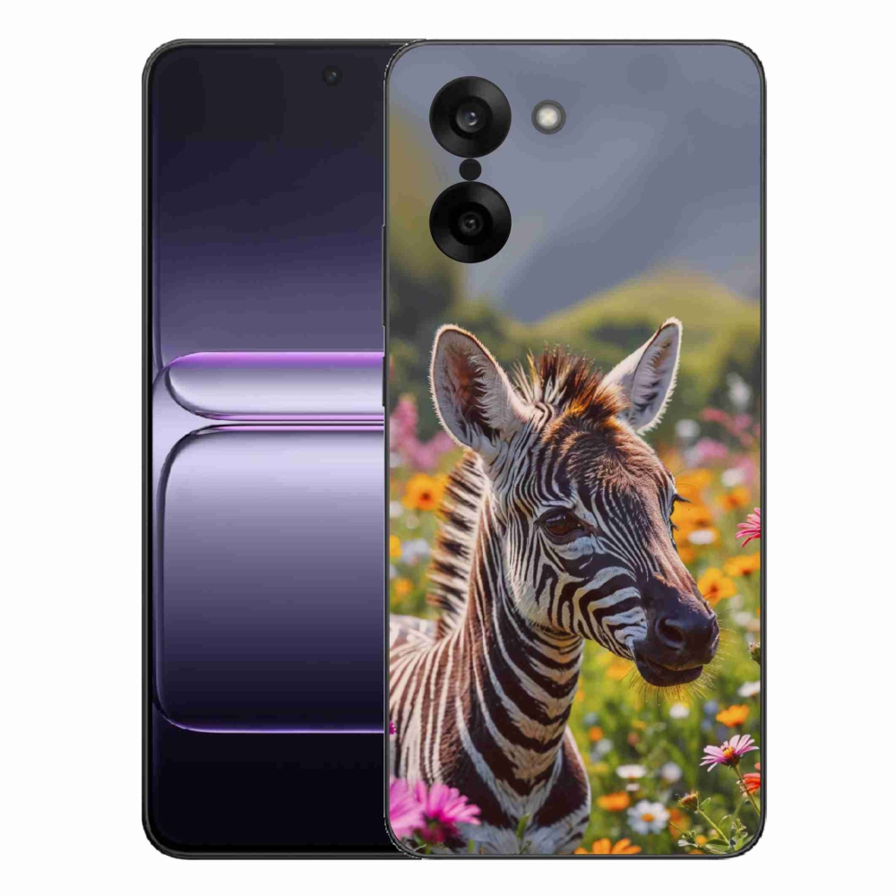 Gélový kryt mmCase na One Plus Nord CE5 - zebra na lúke