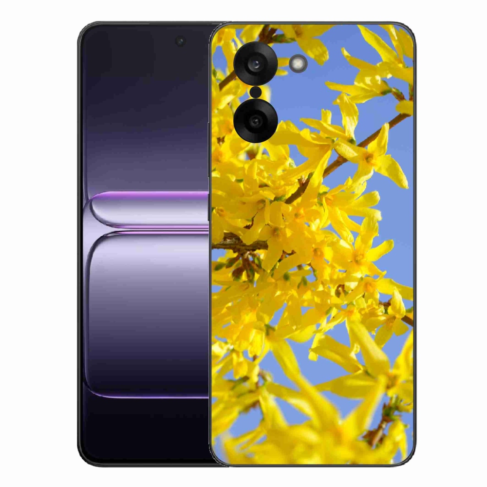 Gélový kryt mmCase na One Plus Nord CE5 - žlté kvety