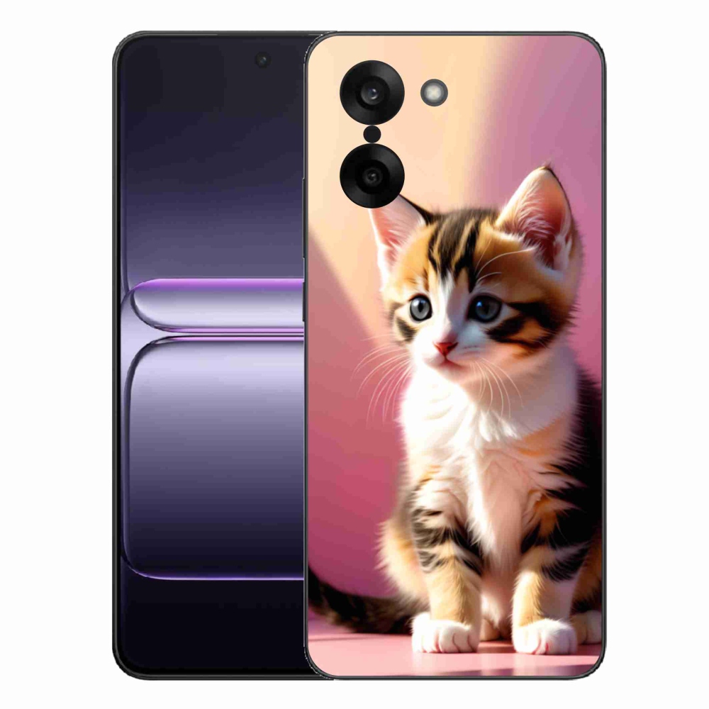 Gélový kryt mmCase na One Plus Nord CE5 - zvedavé mačiatko 2