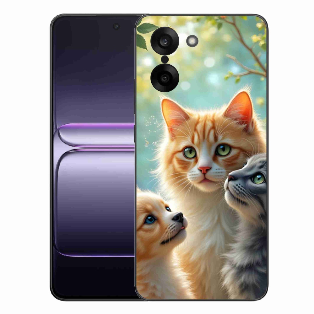 Gélový kryt mmCase na One Plus Nord CE5 - zvieracie priateľstvo 2