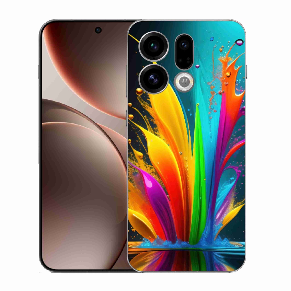 Gélový kryt mmCase na Oppo Find X9 - abstraktný motív 1