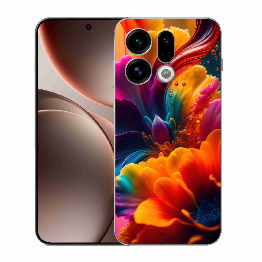 Gélový kryt mmCase na Oppo Find X9 - abstraktný motív 2