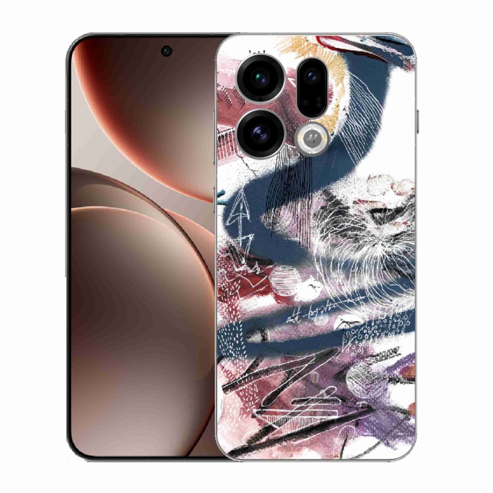 Gélový kryt mmCase na Oppo Find X9 - abstraktný motív 28