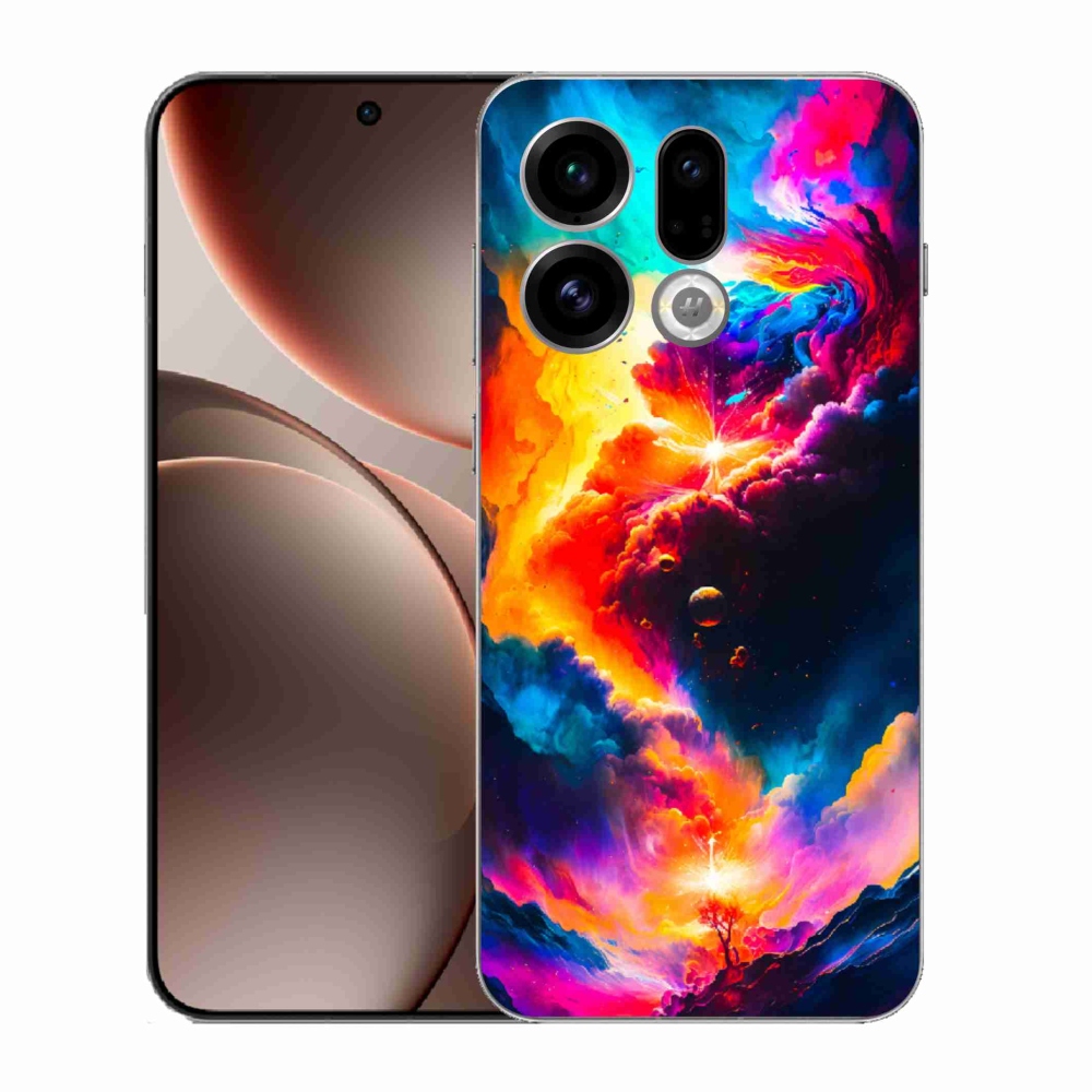 Gélový kryt mmCase na Oppo Find X9 - abstraktný motív